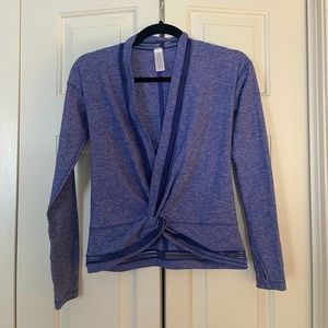 Lululemon Ivviva Girls Size 10 | Athletic Purple Jacket with Front Twist